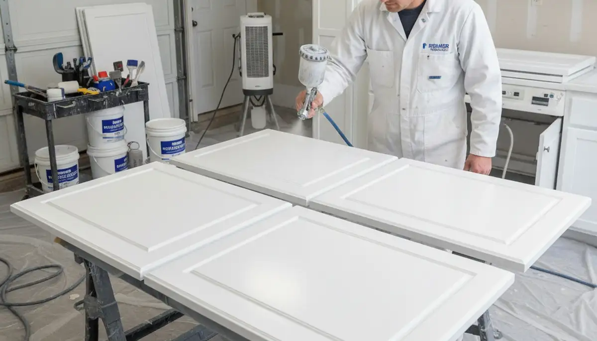 Professional cabinet painting and kitchen refinishing in Allen, TX by expert house painters