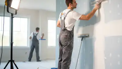 Professional drywall repair and wall restoration in Allen, TX by expert house painters