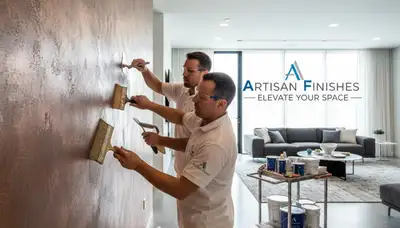 Professional faux painting and decorative wall finishes by expert painters in Allen, TX