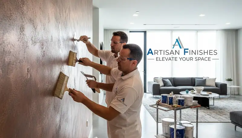 Professional faux painting and decorative wall finishes by expert painters in Allen, TX