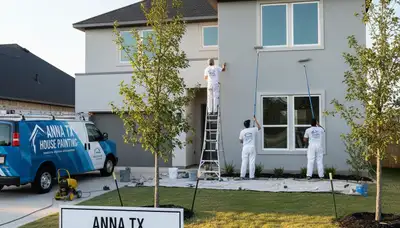 House painters in Allen, TX providing professional residential painting services