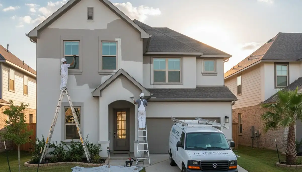 House painting services in Allen, TX by Painters Allen TX for residential exterior and interior homes