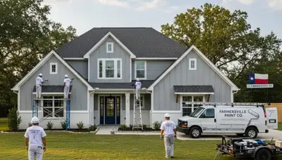 Professional house painters in Allen, TX providing interior and exterior painting services