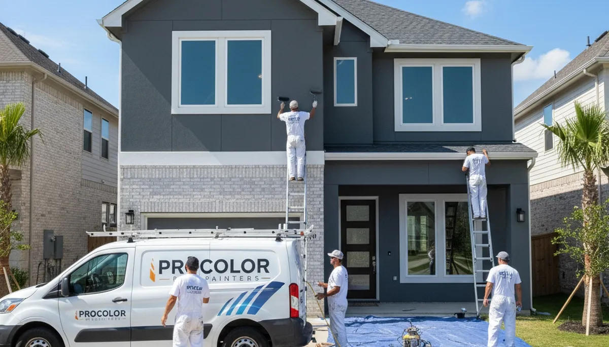 Professional house painters in Allen TX providing expert exterior home painting services