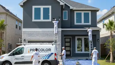 Professional house painters in Allen TX providing expert exterior home painting services