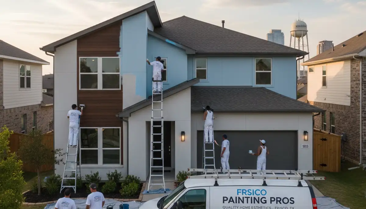 Professional house painting service in Allen TX by expert residential painters