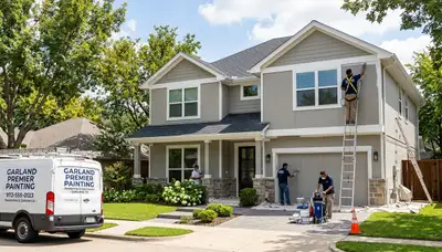 Professional house painters in Allen TX providing exterior home painting services