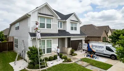 Professional house painters in Allen TX providing exterior home painting services