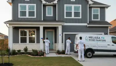 House painters in Allen, TX providing professional residential painting services