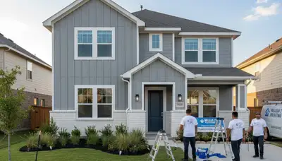 Professional house painting service in Allen, TX for interior and exterior home painting projects