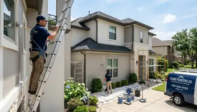 Professional house painters in Allen TX providing expert exterior and interior painting services