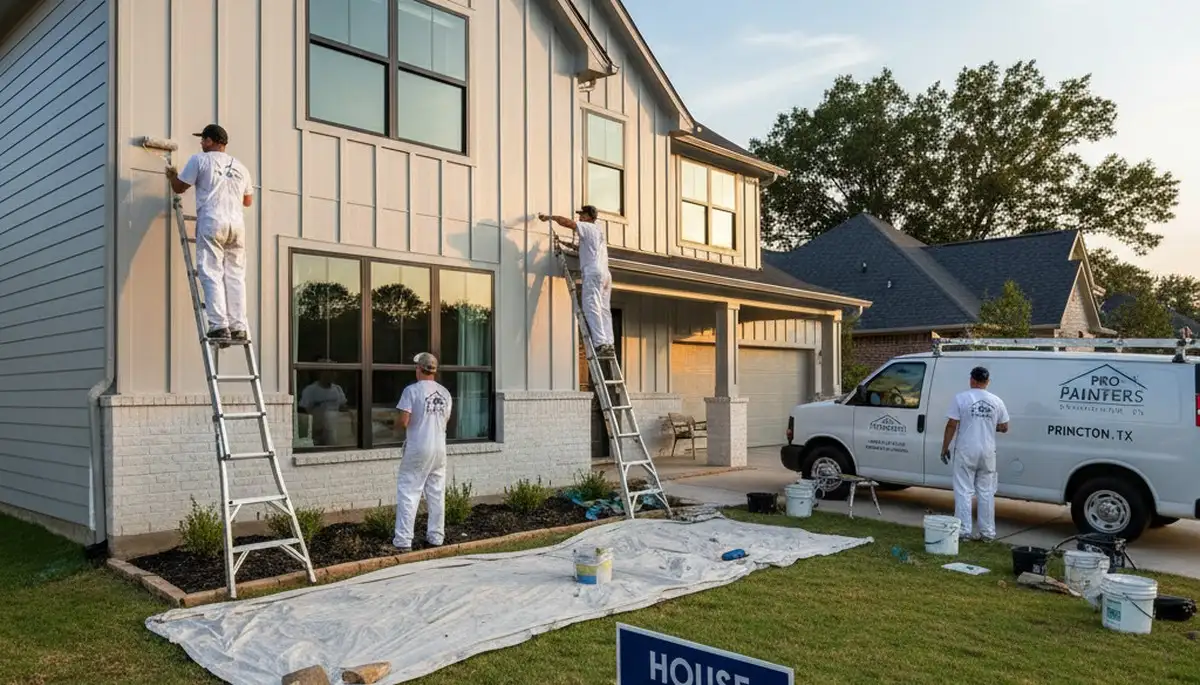 Professional house painting service in Allen, TX for residential interior and exterior painting