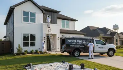 Allen, TX house painters providing professional interior and exterior painting services