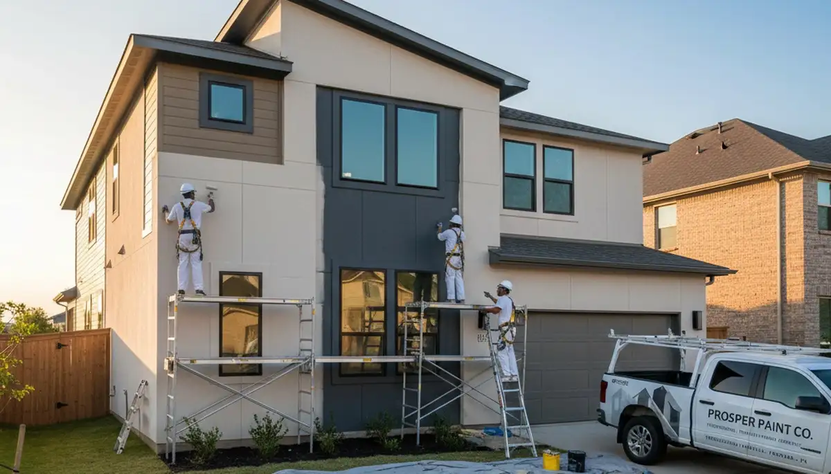 House painters in Allen, TX providing professional interior and exterior painting services