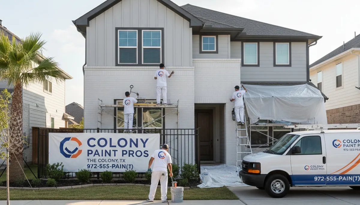 Allen TX house painters providing professional interior and exterior painting services