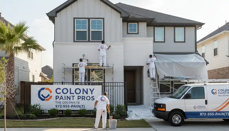 Allen TX house painters providing professional interior and exterior painting services