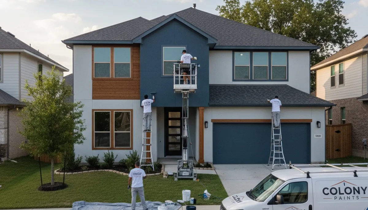 House painting service in Allen, TX by professional painters for interior and exterior homes