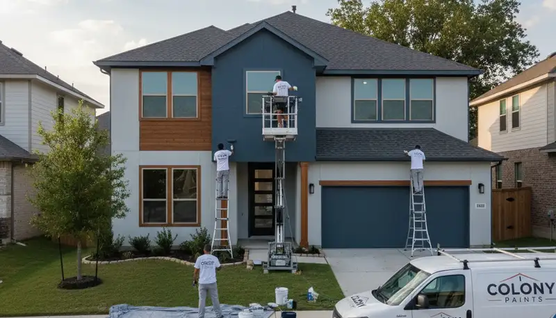 House painting service in Allen, TX by professional painters for interior and exterior homes