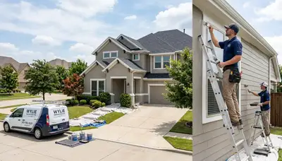 Professional house painters in Allen TX providing expert exterior and interior painting services