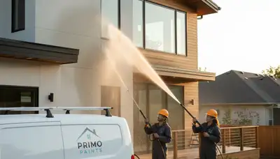 Professional pressure cleaning service restoring home exterior surfaces in Allen, TX