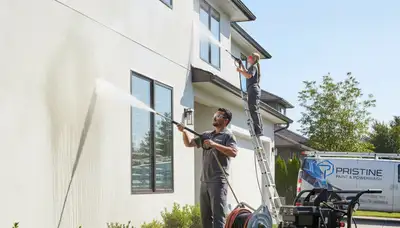 Professional pressure washing Allen TX restoring home exteriors by paintersallentx.com